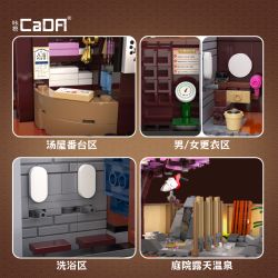 CADA DOUBLEE C66012 66012 HAZAWA YUYA TRUYỀN THỐNG NHẬT BẢN bộ đồ chơi xếp lắp ráp ghép mô hình Creator Sáng Tạo 1249 khối