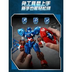 KEEPPLEY 73051 MARVEL MECH SUPER STAR EDITION 1 CAPTAIN AMERICA bộ đồ chơi xếp lắp ráp ghép mô hình Super Heroes Siêu Nhân Anh Hùng 190 khối