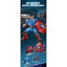 KEEPPLEY 73051 MARVEL MECH SUPER STAR EDITION 1 CAPTAIN AMERICA bộ đồ chơi xếp lắp ráp ghép mô hình Super Heroes Siêu Nhân Anh Hùng 190 khối