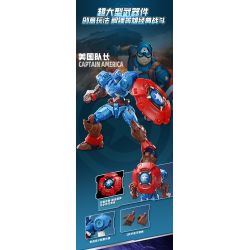 KEEPPLEY 73053 MARVEL MECHA SUPER STAR EDITION 1 PROJECTILE BLACK PANTHER bộ đồ chơi xếp lắp ráp ghép mô hình Super Heroes Siêu Nhân Anh Hùng 182 khối