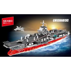 SEMBO 208136 ĐẤT NƯỚC HÙNG MẠNH TÀU FUJIAN 1 650 tỷ lệ 1:650 bộ đồ chơi xếp lắp ráp ghép mô hình Military Army Quân Sự Bộ Đội 1642 khối