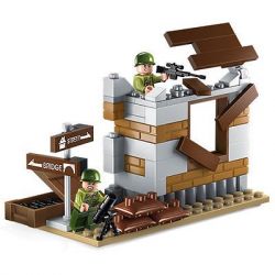 Enlighten 1711 Qman 1711 non  XE TĂNG VÀO THÀNH PHỐ bộ đồ chơi xếp lắp ráp ghép mô hình Tactical Espionage Action TACTICAL ESPIONAGE ACTION COMBAT ZONES FIRE Chiến Thuật Quân Sự 380 khối