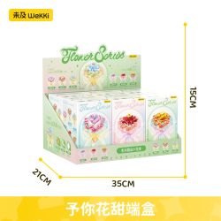 WEKKI 517217 HUAYU CUNG CẤP CHO BẠN 6 LOẠI HOA NGỌT ĐÀO NGÀO CHANH QUẢ MÂM XÔI TẢO CAM bộ đồ chơi xếp lắp ráp ghép mô hình Creator Sáng Tạo