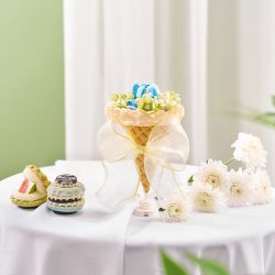 WEKKI 517217 HUAYU CUNG CẤP CHO BẠN 6 LOẠI HOA NGỌT ĐÀO NGÀO CHANH QUẢ MÂM XÔI TẢO CAM bộ đồ chơi xếp lắp ráp ghép mô hình Creator Sáng Tạo