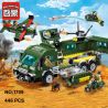 Enlighten 1709 Qman 1709 non  TẤN CÔNG XE BỌC THÉP bộ đồ chơi xếp lắp ráp ghép mô hình Tactical Espionage Action TACTICAL ESPIONAGE ACTION COMBAT ZONES FIRE Chiến Thuật Quân Sự 446 khối