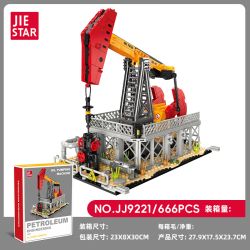 JIESTAR JJ9221 9221 CÔNG NGHIỆP HÓA CHẤT BƠM DẦU bộ đồ chơi xếp lắp ráp ghép mô hình Creator Sáng Tạo 666 khối