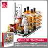 JIESTAR JJ9222 9222 CÔNG NGHIỆP HÓA CHẤT NHÀ MÁY LỌC DẦU bộ đồ chơi xếp lắp ráp ghép mô hình Creator Sáng Tạo 734 khối