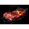 EIKEE Y18080 18080 FERRARI LE MANS SUPERCAR 499P 1 8 tỷ lệ 1:8 bộ đồ chơi xếp lắp ráp ghép mô hình Technic LEMANS 499P Kỹ Thuật Công Nghệ Cao Mô Hình Phương Tiện 3350 khối