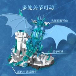 IAMBRICK 30311 VUA XƯƠNG BĂNG GIÁ bộ đồ chơi xếp lắp ráp ghép mô hình 862 khối