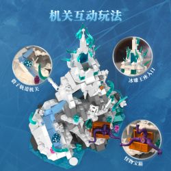 IAMBRICK 30311 VUA XƯƠNG BĂNG GIÁ bộ đồ chơi xếp lắp ráp ghép mô hình 862 khối