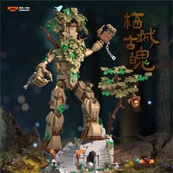 IAMBRICK 30312 TÂM HỒN CỔ XƯA CỦA QICHENG bộ đồ chơi xếp lắp ráp ghép mô hình 942 khối