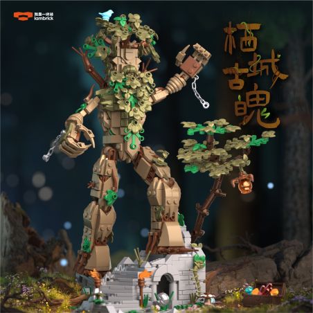 IAMBRICK 30312 TÂM HỒN CỔ XƯA CỦA QICHENG bộ đồ chơi xếp lắp ráp ghép mô hình 942 khối