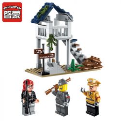 Enlighten 1708 Qman 1708 non  NHIỆM VỤ ĐẶC BIỆT SỐ bộ đồ chơi xếp lắp ráp ghép mô hình Tactical Espionage Action TACTICAL ESPIONAGE ACTION COMBAT ZONES FIRE Chiến Thuật Quân Sự 208 khối