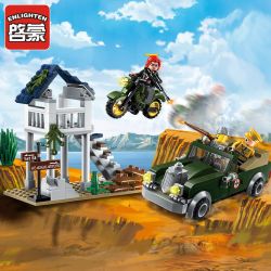 Enlighten 1708 Qman 1708 non  NHIỆM VỤ ĐẶC BIỆT SỐ bộ đồ chơi xếp lắp ráp ghép mô hình Tactical Espionage Action TACTICAL ESPIONAGE ACTION COMBAT ZONES FIRE Chiến Thuật Quân Sự 208 khối