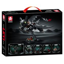 LE YI 68260 NIGHT SHADOW DRAGON TOOTHLESS (RỒNG TRAINER EVIL) bộ đồ chơi xếp lắp ráp ghép mô hình Movie & Game Phim Và Trò Chơi 408 khối