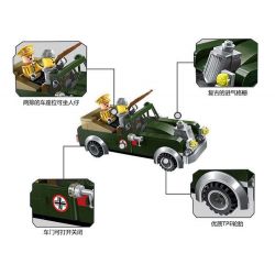 Enlighten 1708 Qman 1708 non  NHIỆM VỤ ĐẶC BIỆT SỐ bộ đồ chơi xếp lắp ráp ghép mô hình Tactical Espionage Action TACTICAL ESPIONAGE ACTION COMBAT ZONES FIRE Chiến Thuật Quân Sự 208 khối