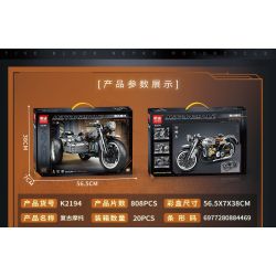 MINGDI LEIBAO K2194 2194 HONDA CRF 220CC XE BA BÁNH bộ đồ chơi xếp lắp ráp ghép mô hình Technic Kỹ Thuật Công Nghệ Cao Mô Hình Phương Tiện 808 khối