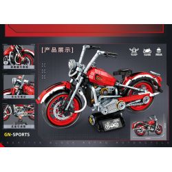 MINGDI LEIBAO K2192 2192 XE MÁY RETRO bộ đồ chơi xếp lắp ráp ghép mô hình Technic GNF 125C Kỹ Thuật Công Nghệ Cao Mô Hình Phương Tiện 810 khối