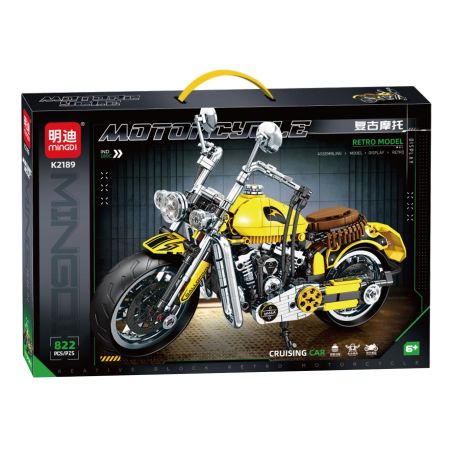 MINGDI LEIBAO K2189 2189 XE MÁY RETRO bộ đồ chơi xếp lắp ráp ghép mô hình Technic IND 180C Kỹ Thuật Công Nghệ Cao Mô Hình Phương Tiện 822 khối