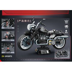 MINGDI LEIBAO K2190 2190 XE MÁY RETRO bộ đồ chơi xếp lắp ráp ghép mô hình Technic CRF 250F Kỹ Thuật Công Nghệ Cao Mô Hình Phương Tiện 802 khối