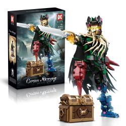 DK 7068 THUYỀN TRƯỞNG OCTOPUS bộ đồ chơi xếp lắp ráp ghép mô hình Pirates Of The Caribbean CAPTION OCTOPUS Cướp Biển Vùng Caribe 1705 khối