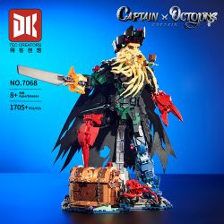 DK 7068 THUYỀN TRƯỞNG OCTOPUS bộ đồ chơi xếp lắp ráp ghép mô hình Pirates Of The Caribbean CAPTION OCTOPUS Cướp Biển Vùng Caribe 1705 khối