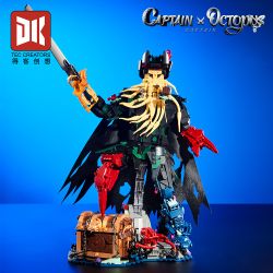 DK 7068 THUYỀN TRƯỞNG OCTOPUS bộ đồ chơi xếp lắp ráp ghép mô hình Pirates Of The Caribbean CAPTION OCTOPUS Cướp Biển Vùng Caribe 1705 khối