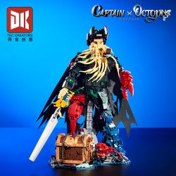 DK 7068 THUYỀN TRƯỞNG OCTOPUS bộ đồ chơi xếp lắp ráp ghép mô hình Pirates Of The Caribbean CAPTION OCTOPUS Cướp Biển Vùng Caribe 1705 khối