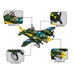 Enlighten 1707 Qman 1707 non  KHÔNG KÍCH bộ đồ chơi xếp lắp ráp ghép mô hình Tactical Espionage Action TACTICAL ESPIONAGE ACTION COMBAT ZONES FIRE Chiến Thuật Quân Sự 241 khối