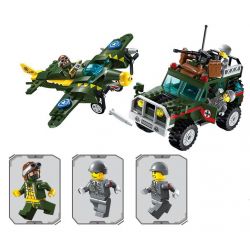 Enlighten 1707 Qman 1707 non  KHÔNG KÍCH bộ đồ chơi xếp lắp ráp ghép mô hình Tactical Espionage Action TACTICAL ESPIONAGE ACTION COMBAT ZONES FIRE Chiến Thuật Quân Sự 241 khối