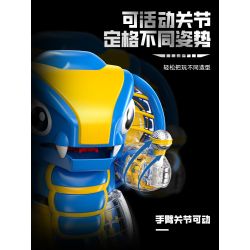 FEMIBOX S48008 48008 IRON ARMORED BABY CON GIÁN GÓC ĐỘ BẮT NẠT MECHA bộ đồ chơi xếp lắp ráp ghép mô hình Movie & Game Phim Và Trò Chơi 740 khối