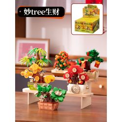 FEMIBOX S5402 5402 MAO TREE KIẾM TIỀN LE THẢ CÁC HỘP MÙ TRONG CHẬU CÂY 6 bộ đồ chơi xếp lắp ráp ghép mô hình Creator Sáng Tạo