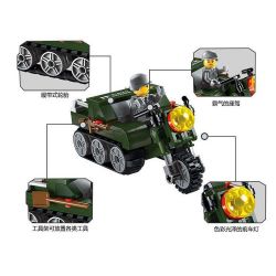 Enlighten 1706 Qman 1706 non  NGĂN CHẶN KẺ XÂM NHẬP bộ đồ chơi xếp lắp ráp ghép mô hình Tactical Espionage Action TACTICAL ESPIONAGE ACTION COMBAT ZONES FIRE Chiến Thuật Quân Sự 223 khối