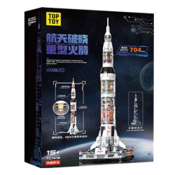 TOP TOY TC115 TÊN LỬA NẶNG KHÔNG GIAN BÌNH MINH bộ đồ chơi xếp lắp ráp ghép mô hình City Thành Phố