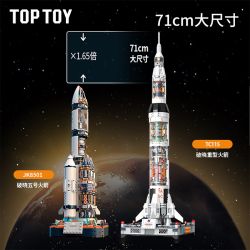 TOP TOY TC115 TÊN LỬA NẶNG KHÔNG GIAN BÌNH MINH bộ đồ chơi xếp lắp ráp ghép mô hình City Thành Phố