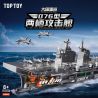 TOP TOY TC1222 1222 TY LOẠI 076 TÀU TẤN CÔNG ĐỔ BỘ bộ đồ chơi xếp lắp ráp ghép mô hình Military Army TYPE 076 AMPHIBIOUS ASSAULT SHIP Quân Sự Bộ Đội 1823 khối