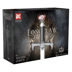DK 1534 SONG OF ICE AND FIRE LONG CLAW SWORD COLLECTION CẤP ĐỘ bộ đồ chơi xếp lắp ráp ghép mô hình Movie & Game Phim Và Trò Chơi 474 khối