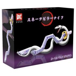 DK 1504 DEMON SLAYER SNAKE PILLAR SUN WHEEL DAO bộ đồ chơi xếp lắp ráp ghép mô hình Movie & Game Phim Và Trò Chơi 874 khối