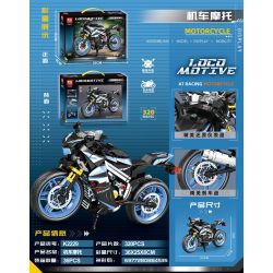 MINGDI LEIBAO K2229 2229 XE MÁY CRF 300CC bộ đồ chơi xếp lắp ráp ghép mô hình Technic Kỹ Thuật Công Nghệ Cao Mô Hình Phương Tiện 320 khối