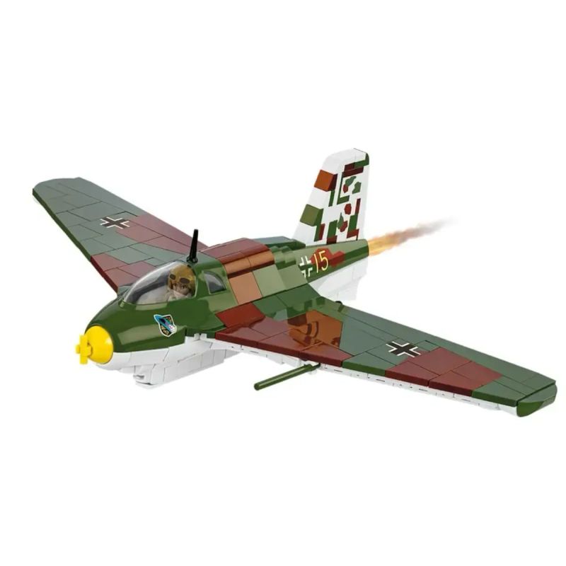 COBI 5766 MÁY BAY CHIẾN ĐẤU SAO CHỔI ĐỨC 1:32 tỷ lệ 1:32 bộ đồ chơi xếp lắp ráp ghép mô hình Military Army MESSERSCHMITT 163B KOMET Quân Sự Bộ Đội 543 khối