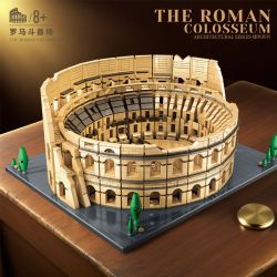 GAOMISI T2152 2152 CAO NƯỚC LA MÃ CỔ ĐẠI bộ đồ chơi xếp lắp ráp ghép mô hình Creator THE ROMAN COLOSSEUM Sáng Tạo 3146 khối