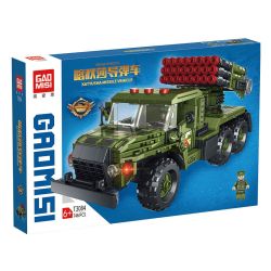 GAOMISI T3083 3083 XE TÊN LỬA KATYUSHA bộ đồ chơi xếp lắp ráp ghép mô hình Military Army Quân Sự Bộ Đội 746 khối