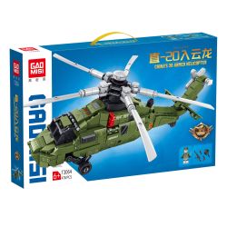 GAOMISI T3064 3064 ZTE 20 VÀO TRỰC THĂNG YUNLONG bộ đồ chơi xếp lắp ráp ghép mô hình Military Army Quân Sự Bộ Đội 478 khối
