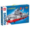 GAOMISI T3066 3066 LOẠI 094 TÀU NGẦM HẠT NHÂN CHIẾN LƯỢC bộ đồ chơi xếp lắp ráp ghép mô hình Military Army Quân Sự Bộ Đội 494 khối