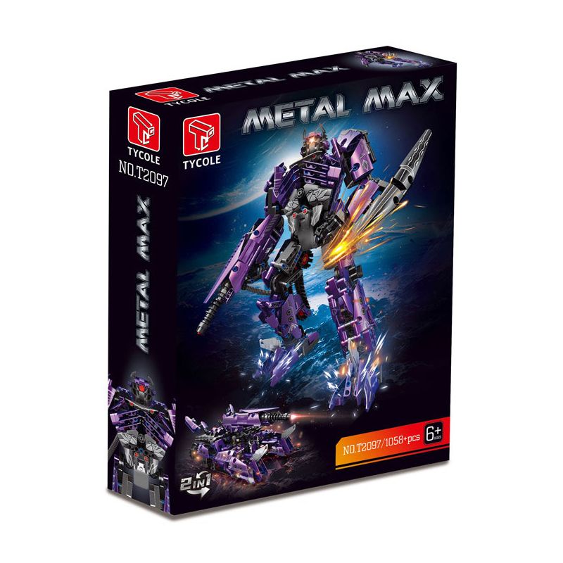TYGOLL T2097 2097 TRANSFORMERS SÓNG DAO ĐỘNG bộ đồ chơi xếp lắp ráp ghép mô hình Movie & Game Phim Và Trò Chơi 1058 khối