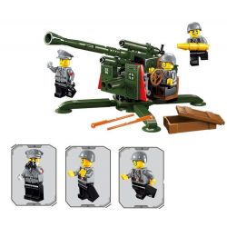 Enlighten 1704 Qman 1704 non  ĐẠI BÁC bộ đồ chơi xếp lắp ráp ghép mô hình Tactical Espionage Action TACTICAL ESPIONAGE ACTION COMBAT ZONES FIRE Chiến Thuật Quân Sự 124 khối