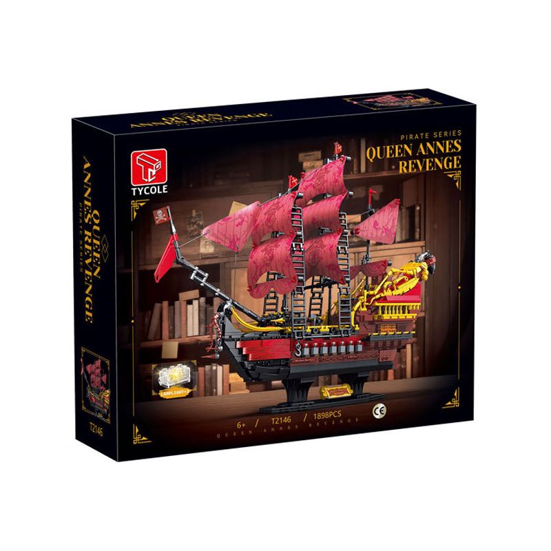 GAOMISI T2146 2146 TÀU CƯỚP BIỂN CỦA TƯƠNG LAI bộ đồ chơi xếp lắp ráp ghép mô hình Pirates Of The Caribbean Cướp Biển Vùng Caribe 1898 khối