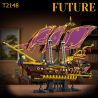 GAOMISI T2146 2146 TÀU CƯỚP BIỂN CỦA TƯƠNG LAI bộ đồ chơi xếp lắp ráp ghép mô hình Pirates Of The Caribbean Cướp Biển Vùng Caribe 1898 khối
