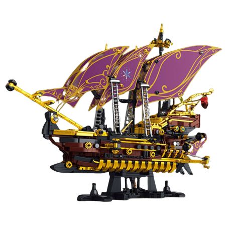 GAOMISI T2148 2148 TÀU CƯỚP BIỂN CỦA TƯƠNG LAI bộ đồ chơi xếp lắp ráp ghép mô hình Pirates Of The Caribbean Cướp Biển Vùng Caribe