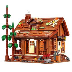 GAOMISI T2143 2143 CỬA HÀNG CÂY RỪNG bộ đồ chơi xếp lắp ráp ghép mô hình Creator FOREST WOODEN HOUSE Sáng Tạo 1969 khối